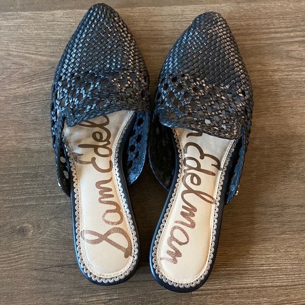 Black mules size 9